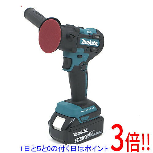 商品名マキタ 充電式サンダポリッシャ PV300DRG商品状態新品※付属品完備当店では電動工具に関しましての初期不良の対応期間を2週間と定めさせて いただいております。それ以降の使用に関しましての不良は当店で対応致しかねます。プロ用の専門工具となる為、メーカーでの保証がございません。予めご了承の上、ご購入の検討をお願い致します。型番PV300DRG仕様[仕様]タイプ ポリッシャー形状 ディスク動力 電気(充電式)回転数 ポリッシャー(低速)：0〜2800 rpmパッド径 75 mm対応電圧 18Vバッテリー 標準充電器 標準重量 1.5 kg[付属バッテリー]リチウムイオン ○バッテリー電圧・容量 直流18V 6Ah充電時間 40 分[付加機能]変速機能 ○[付属品]バッテリBL1860B・充電器DC18RF付備考PSマークの種類 PSEマーク届出事業者名 株式会社マキタその他※掲載画像は代表画像です。実際の商品と細部が異なる場合がございますので、商品状態につきましては表記の内容をご確認ください。※返品についてはこちらをご覧ください。　