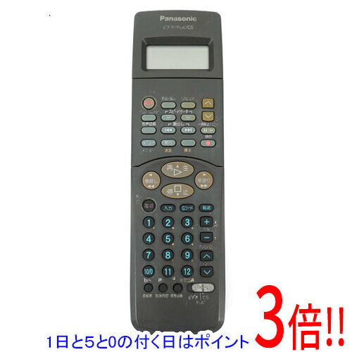 【1日と5.0のつく日、18日はポイント3倍！】【中古】Panasonic ビデオリモコン VEQ2423