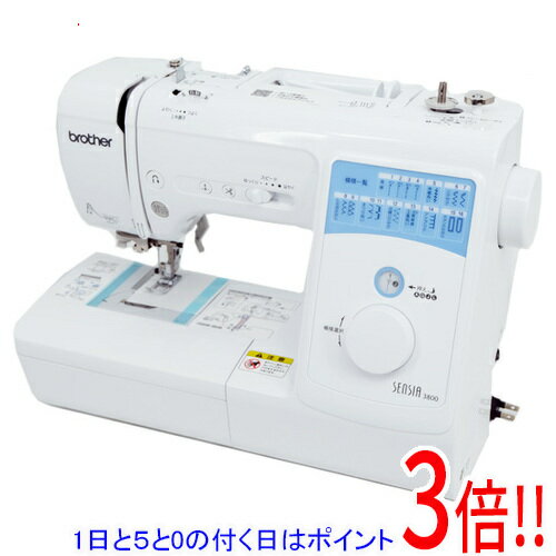 【延長保証対応!!】【1日と5.0のつく日、18日はポイント3倍！】【新品(開封のみ)】 ブラザー工業 コンピューターミシン SENSIA3800 CPM4902