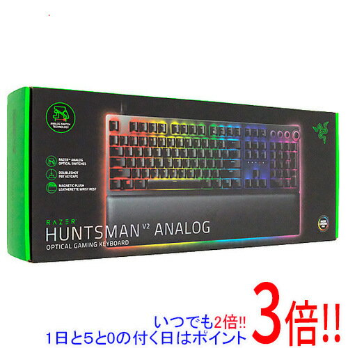 【中古】Razer Huntsman V2 Analog JP RZ03-03610900-R3J1 Black 未使用