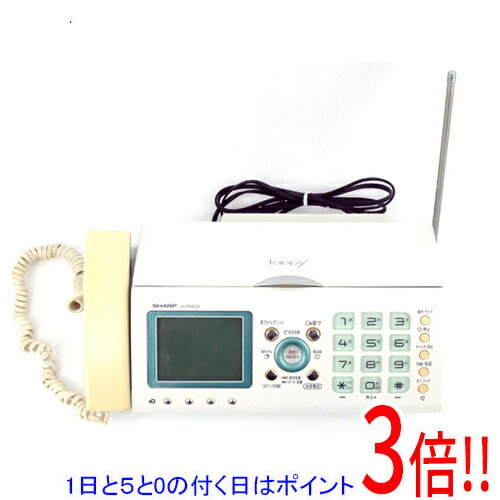 【1日と5.0のつく日、18日はポイント3倍！】【中古】SHARP 電話機 親機のみ UX-F50CW 本体のみ 本体いたみ
