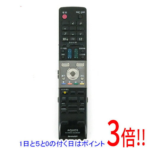 【中古】「非常に良い」シャープ HI-VISION RECORDERリモコン GA617PA 楽天市場】シャープ リモコン ga617paの通販