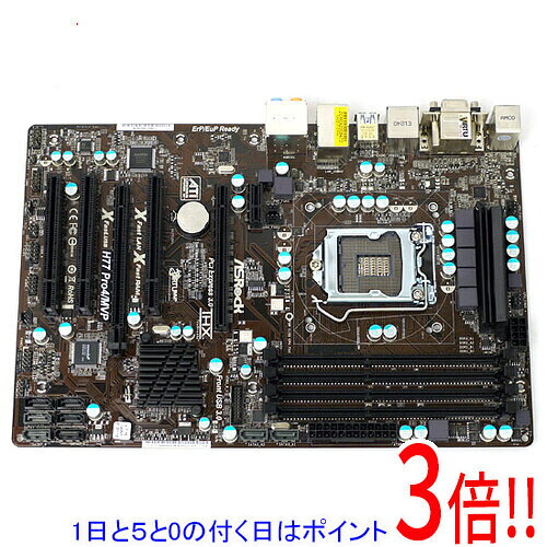 商品名【中古】ASRock ATXマザーボード H77 Pro4/MVP LGA1155 本体いたみ商品状態動作確認済みの中古品です。※中古品のため、使用感や傷、汚れ等がある場合がございます。※本体の一部に錆が見られます。型番H77 Pro4/MVP仕様フォームファクタ：ATXCPUソケット：LGA1155チップセット：INTEL H77メモリータイプ：DDR3メモリースロット数：4幅x奥行き：305x201 mmSerial ATA：SATA6.0GPCI-Express 1X：1 本PCIスロット：3 本VGAスロット：PCI-ExpressオンボードRAID：○オンボードLAN：10/100/1000その他：CrossFire/HDMI/USB3.0付属品※画像のものがすべてです。ご確認後、ご検討お願いします。その他※掲載画像は代表画像です。実際の商品と細部が異なる場合がございますので、商品状態につきましては表記の内容をご確認ください。※返品についてはこちらをご覧ください。　