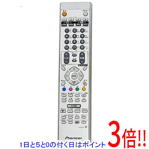 【1日と5.0のつく日、18日はポイント3倍！】【中古】Pioneer テレビリモコン AXD1488