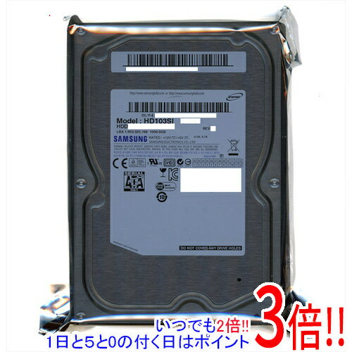 【いつでも2倍！1日と5．0のつく日は3倍！18日も3倍！】Samsung製HDD HD103SI 1.0TB SATA300 5400rpm