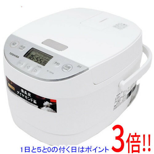 �ڱ�Ĺ�ݾ��б�!!�ۡ�1����5.0�ΤĤ�����18���ϥݥ����3�ܡ���TOSHIBA IH���㡼���Ӵ� 5.5��椭 RC-10HW(W) �ۥ磻��