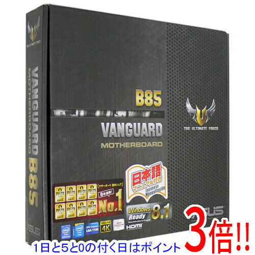 ��1����5.0�ΤĤ�����18���ϥݥ����3�ܡ��ۡ���š�ASUS�� MicroATX�ޥ����ܡ��� VANGUARD B85 LGA1150 ��Ȣ����