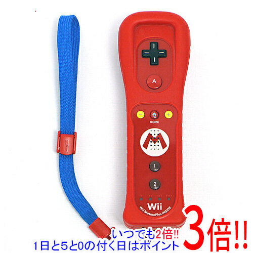 商品名【中古】任天堂 Wiiリモコンプラス RVL-A-PNRB マリオ商品状態 動作確認済の中古品です。 ※中古品ですので、傷、汚れ等ある場合がございます。ご理解の上、ご検討お願いします。 商品説明 マリオのデザインとカラーリングが施されたWiiリモコンプラス 商品名 Wiiリモコンプラス 型番 RVL-A-PNRB [マリオ] 仕様 対応機種 Wii Wii U タイプ ゲームパッド 付属品 ※画像のものがすべてです。ご確認後、ご検討お願い致します。 その他 ※商品の画像はイメージです。その他たくさんの魅力ある商品を出品しております。ぜひ、見て行ってください。※返品についてはこちらをご覧ください。　