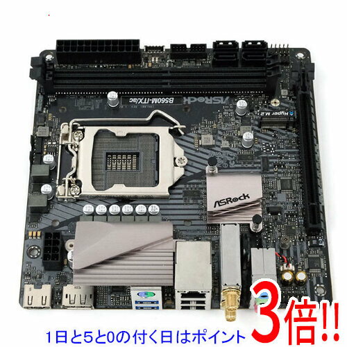 【1日と5.0のつく日、18日はポイント3倍！】【中古】ASRock製 Mini ITXマザーボード B560M-ITX/ac LGA1200