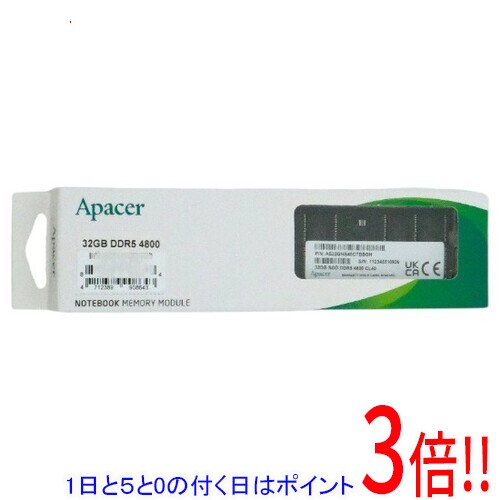 Apacer ノート用 FS.32G2A.PTH SODIMM DDR5 PC5-38400 32GB