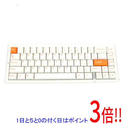 【1日と5.0のつく日、18日はポイント3倍！】【新品(開封のみ)】 MelGeek ゲーミングキーボード REAL67 Sodium White