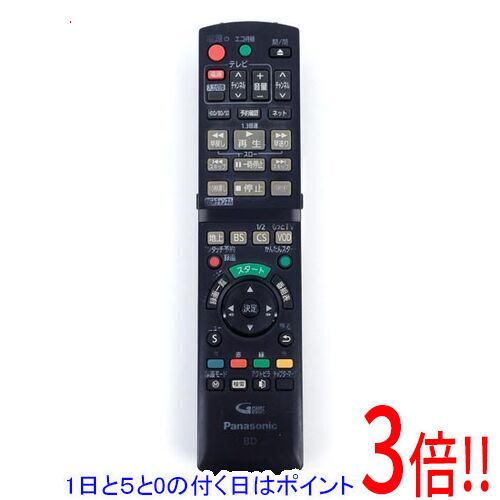 【中古】「非常に良い」パナソニック 純正BD/DVDレコーダー用リモコン N2QAYB000798 1150020528_1.jpg