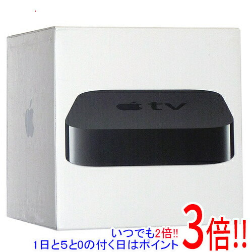 【いつでも2倍！1日と5．0のつく日は3倍！18日も3倍！】【新品(箱きず・やぶれ)】 APPLE メディアプレーヤー Apple TV MC572J/A