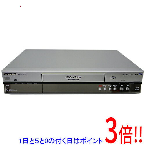 【1日と5.0のつく日、18日はポイント3倍！】【中古】Panasonic S-VHS ビデオデッキ NV-SV150B 元箱あり
