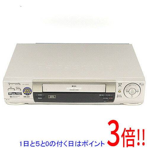 【いつでも2倍!5.0のつく日、18日は3倍!】【中古】Panasonic S-VHS ビデオデッキ NV-SB707 【いつでも2倍!5.0のつく日、18日は3倍!】【中古】Panasonic S-VHS ビデオデッキ NV-SB707