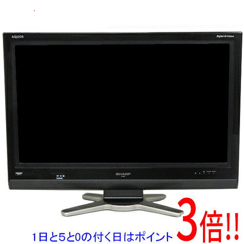 中古】SHARP 32V型 ハイビジョン液晶テレビ AQUOS LC-32D30-B ブラック  