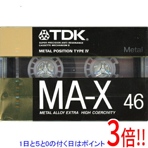 【1日と5.0のつく日、18日はポイント3倍！】TDK カセットテープ メタル MA-X46 46分