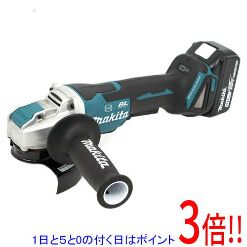 商品名マキタ 充電式ディスクグラインダ GA520DRGX商品状態新品当店では電動工具に関しましての初期不良の対応期間を2週間と定めさせて いただいております。それ以降の使用に関しましての不良は当店で対応致しかねます。プロ用の専門工具となる為、メーカーでの保証がございません。予めご了承の上、ご購入の検討をお願い致します。型番GA520DRGX仕様[仕様]タイプ グラインダー形状 ディスク動力 電気(充電式)回転数 8500 rpm砥石寸法(外径) 125 mm砥石寸法(穴径) 22.23 mm対応電圧 18Vバッテリー 標準充電器 標準ケース 標準重量 2.6 kg[付属バッテリー]リチウムイオン ○バッテリー電圧・容量 18V 6Ah×2個充電時間 40 分付属品 バッテリBL1860B×2本・充電器DC18RF・ケース付備考PSマークの種類 PSEマーク届出事業者名 株式会社マキタその他※掲載画像は代表画像です。実際の商品と細部が異なる場合がございますので、商品状態につきましては表記の内容をご確認ください。※返品についてはこちらをご覧ください。　