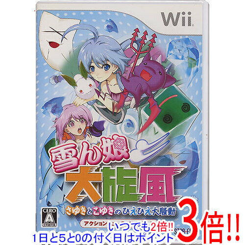 【いつでも2倍！1日と5．0のつく日は3倍！18日も3倍！】雪ん娘大旋風 ～さゆきとこゆきのひえひえ大騒動～ Wii