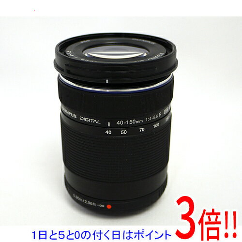 商品名【1日と5.0のつく日、18日はポイント3倍！】【中古】M.ZUIKO DIGITAL ED 40-150mm F4.0-5.6 R ブラック商品状態 動作確認済の中古品です。 ※レンズには撮影に影響のある傷、汚れ等はございません。 ...