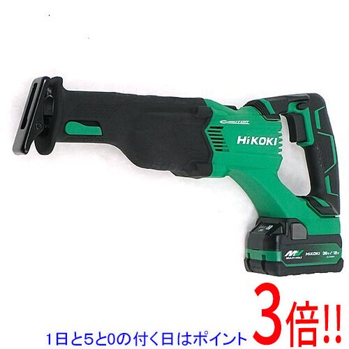 商品名HiKOKI 充電式セーバソー 18V CR18DBL (LXPKZ)商品状態新品 当店では電動工具に関しましての初期不良の対応期間を2週間と定めさせていただいております。 それ以降の使用に関しましての不良は当店で対応致しかねます。 プロ用の専門工具となる為、メーカーでの保証がございません。 予めご了承の上、ご購入の検討をお願い致します。商品説明ブラシレスモーターを採用し、ボディのスリム化を実現。フロントグリップ部を長くし、細径にすることで握りやすさと取り回しやすさが向上しました。 4段階のモード選択(低・中・高・オート)で最大ストローク数の選択が可能に。0〜2,500min-1の間でストローク数を調整できます。 ツールレスブレード着脱機構を採用。レバーを押し下げるとブレードの取付・取り外しが行えます。プランジャの位置に関わらずブレードの着脱が可能になりました。 ツールレスベース調整機構により、ベースレバーを開くとベースの位置を調整できます。 商品名 充電式セーバソー 型番CR18DBL (LXPKZ)仕様[基本仕様] タイプ セーバーソー 動力 充電式 対応電圧 18V バッテリー 標準 充電器 標準 ケース 標準 ストローク長 32 mm 最大ストローク数/分 2500 回 LEDライト ○ [付属バッテリー] バッテリー電圧・容量 36V 2.5Ah/18V 5Ah 充電時間 25 分 [標準付属品] マルチボルト蓄電池(BSL36A18X)×1個、充電器(UC18YDL2)、ブレード(No.141(S))、収納ケース、電池カバー メーカー名HiKOKI(旧日立工機)備考 PSマークの種類 PSEマーク 届出事業者名 工機ホールディングス(株)その他 ※商品の画像はイメージです。その他たくさんの魅力ある商品を出品しております。ぜひ、見て行ってください。※返品についてはこちらをご覧ください。　