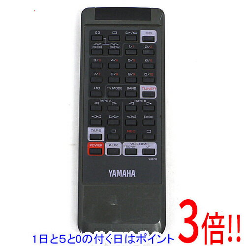 乐天商城 - 【1日と5.0のつく日、18日はポイント3倍！】【中古】YAMAHA オーディオリモコン VI66710 電池カバーなし