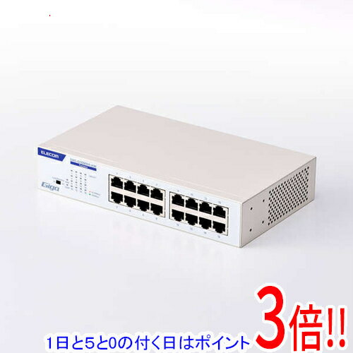 【延長保証対応!!】【1日と5.0のつく日、18日はポイント3倍！】エレコム製 Giga対応16ポートスイッチ E..