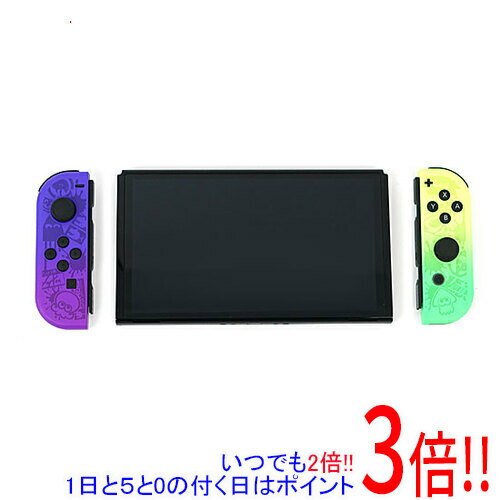 【いつでも2倍!5.0のつく日、18日は3倍!】【中古】任天堂 Nintendo Switch 有機ELモデル スプラトゥーン3エディション HEG-S-KCAAA ゴムなし・本体いたみ 【いつでも2倍!5.0のつく日、18日は3倍!】【中古】任天堂 Nintendo Switch 有機ELモデル スプラトゥーン3エディション HEG-S-KCAAA ゴムなし・本体いたみ