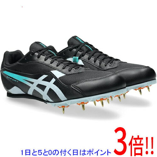 【1日と5.0のつく日、18日はポイント3倍！】asics アシックス 23.5cm 陸上シューズ スパイク EFFORT 14 1093A264 ブラック/クール グレー(4.0)