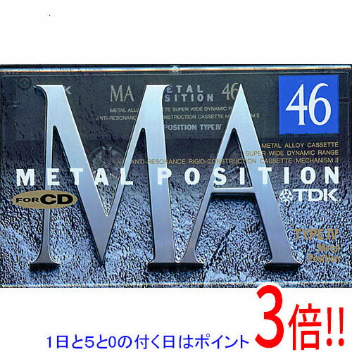 Cassette Tape - 【1日と5.0のつく日、18日はポイント3倍！】TDK メタルポジションTYPE-IV カセットテープ MA-46A 46分