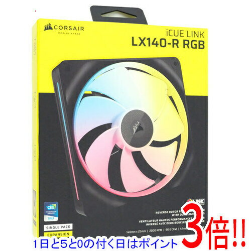 樂天商城 - 【1日と5.0のつく日、18日はポイント3倍！】Corsair iCUE LINK LX140-R RGB Single Reverse Fan Expansion CO-9051051-WW ブラック