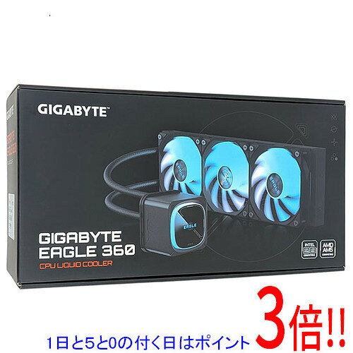 GIGABYTE 簡易水冷クーラー EAGLE 360 ブラック