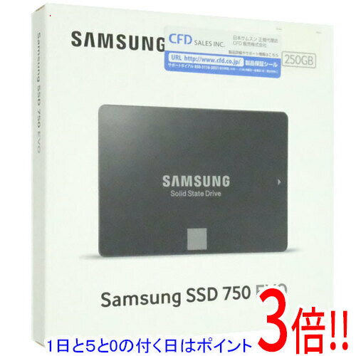 【1日と5.0のつく日、18日はポイント3倍！】SAMSUNG 2.5インチ SSD 750 EVO MZ-750250B/CS 250GB