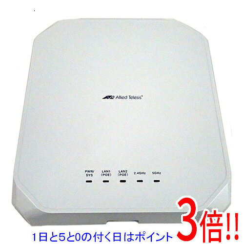 商品名【新品(開封のみ)】 アライドテレシス 無線LANアクセスポイント AT-TQm6602 GEN2商品状態新品未使用。開封のみの未使用品です。（訳あり理由）※専用ACアダプタ(型番：AT-PWRADP-01)は別売りとなっております。型番AT-TQm6602 GEN2仕様[機能]無線LANアクセスポイント：○[無線LAN]無線LANタイプ：IEEE802.11a/b/g/n/ac/axセキュリティ規格：WPA3/WPA2/WPA暗号化形式：WEP/AES/TKIP[有線LAN]有線LAN速度：100/1000/2500/5000Mbps有線LANポート数：2[サイズ・重量]幅x高さx奥行：200x45x240 mm重量：1200 gその他※掲載画像は代表画像です。実際の商品と細部が異なる場合がございますので、商品状態につきましては表記の内容をご確認ください。※返品についてはこちらをご覧ください。　