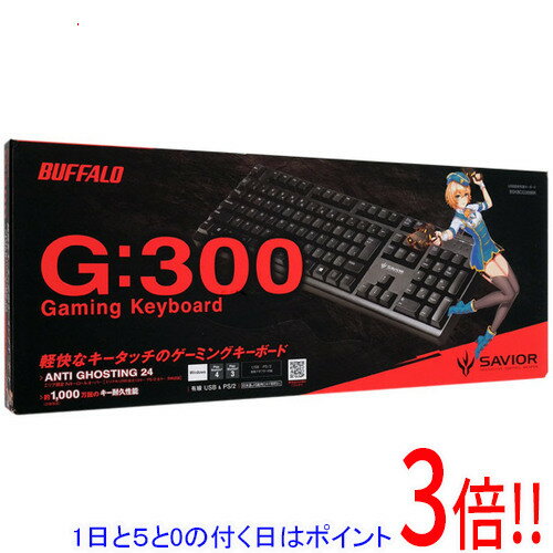 【1日と5.0のつく日、18日はポイント3倍！】BUFFALO ゲーミングキーボード BSKBCG3...