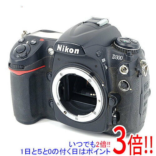 【いつでも2倍！1日と5．0のつく日は3倍！18日も3倍！】【中古】Nikon デジタル一眼レフカメラ D300 ボディ 本体のみ 本体いたみ