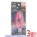 【いつでも2倍!5.0のつく日、18日は3倍!】ELPA LED電球 エルパボールmini LDC1CR-G-E17-G328 赤色