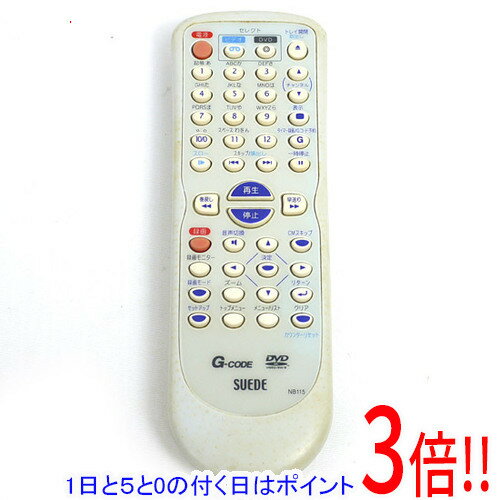 樂天商城 - 【1日と5.0のつく日、18日はポイント3倍！】【中古】SUEDE DVDリモコン NB115