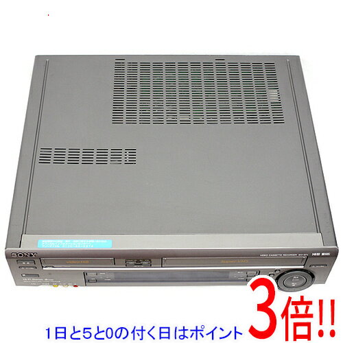 【1日と5.0のつく日、18日はポイント3倍！】【中古】SONY Hi8＆S-VHSダブルビデオデッキ WV-ST1