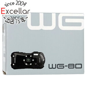 RICOH製 防水デジタルカメラ WG-80 ブラック/1600万画素