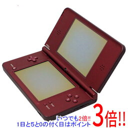 【いつでも2倍！1日と5．0のつく日は3倍！18日も3倍！】【中古】任天堂 ニンテンドーDSi LL ワインレッド UTL-S-WRA 液晶画面いたみ