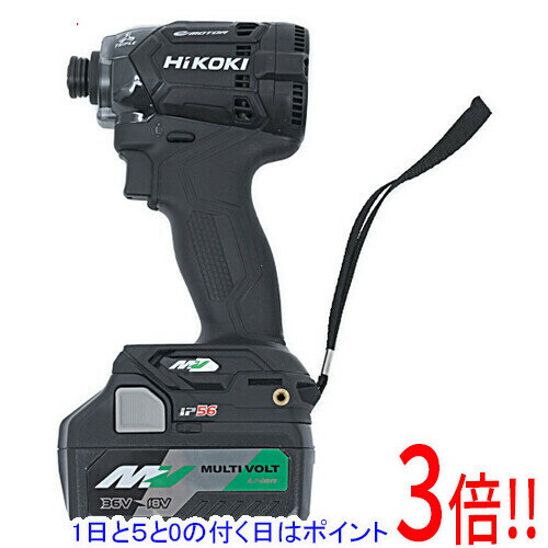 【1日と5.0のつく日 18日はポイント3倍！】HiKOKI インパクトドライバー WH36DC(2XP)(B) ストロングブラック