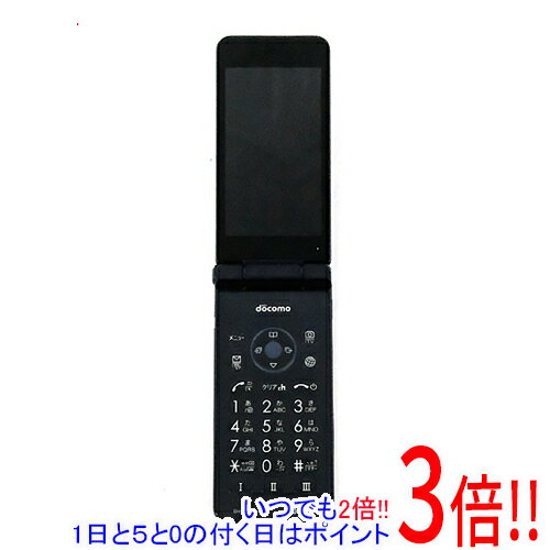 【いつでも2倍！1日と5．0のつく日は3倍！18日も3倍！】【中古】docomo AQUOS ケータイ SH-01J Blue Black