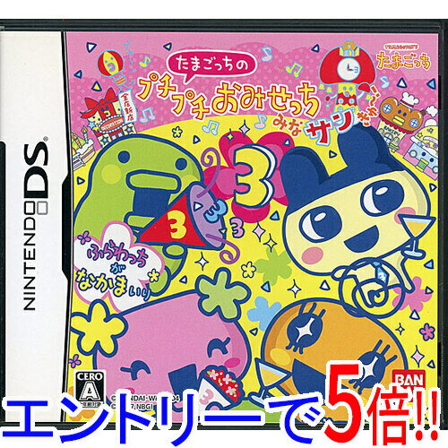 【1日と5.0のつく日、18日はポイント3倍！】【中古】たまごっちのプチプチおみせっち みなサンきゅ〜! DS 説明書なし
