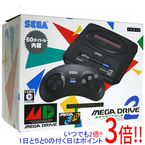 【いつでも2倍！1日と5．0のつく日は3倍！18日も3倍！】【中古】SEGA メガドライブミニ2 ACアダプター同梱版 HAA-2525 未使用