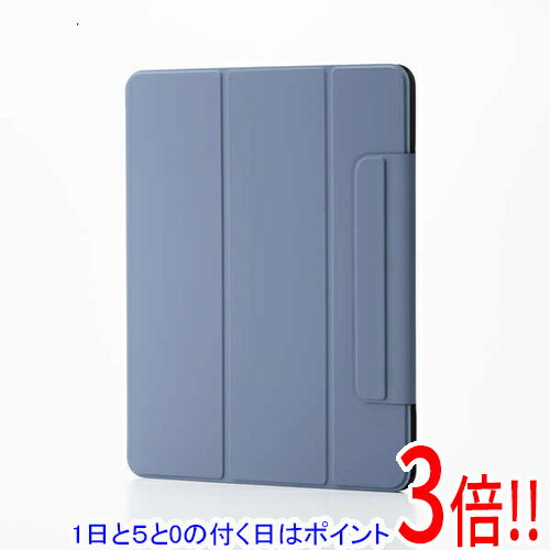 Rakuten - 【1日と5.0のつく日、18日はポイント3倍！】ELECOM 13インチiPad Air(M3/M2) フラップケース 超薄型 マグネット着脱 スリープ対応 TB-A25XWVPF2BG ブルーグレー