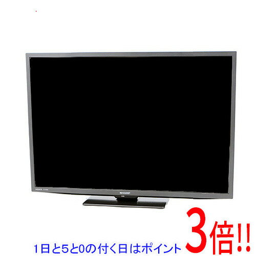 【1日と5.0のつく日、18日はポイント3倍！】【中古】SHARP 24V型 液晶テレビ AQUOS 2T-C24DE-B ブラック 本体いたみ