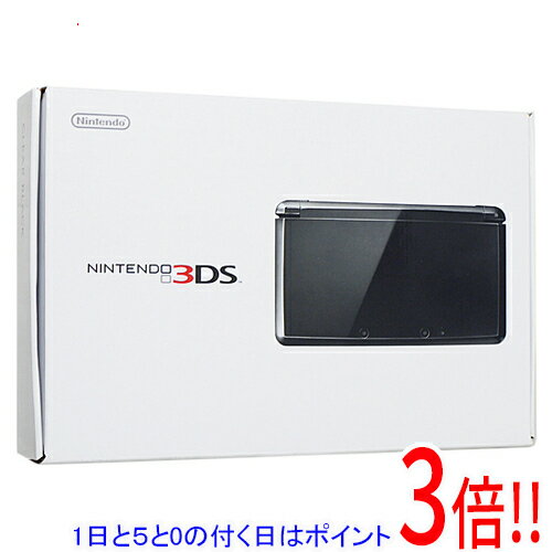 【1日と5.0のつく日、18日はポイント3倍！】【中古】任天堂 ニンテンドー3DS クリアブラック CTR-S-KGBA 元箱あり