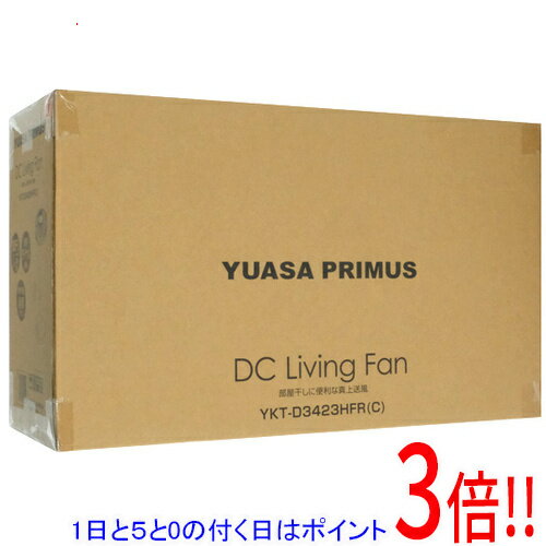乐天商城 - 【1日と5.0のつく日、18日はポイント3倍！】ユアサプライムス DCモーター搭載 リビング扇風機 YKT-D3423HFR(C) ベージュ