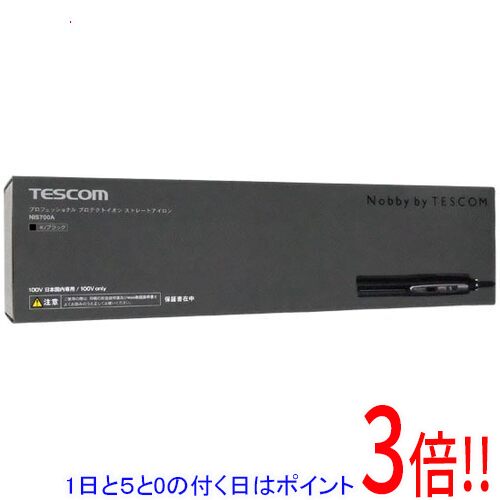 【延長保証対応!!】テスコム プロフェッショナル プロテクトイオン ストレートアイロン Nobby by TESCOM NIS700A-K ブラック